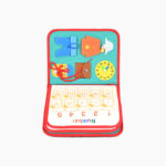 Edukativna knjiga za djecu 7u1 je terapeutska slikovnica za kognitivni razvoj djeteta. Knjiga je otvorena na prvoj stranici.