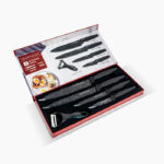 Set noževa 4kom s mramornim premazom u otvorenoj kutiji